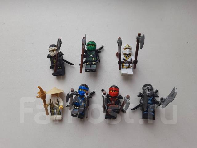 Храм Кружитцу Лего LEGO Ниндзяго 7 минифигурок. Аналог, б/у, в наличии ...