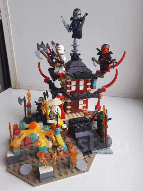Храм Кружитцу Лего LEGO Ниндзяго 7 минифигурок. Аналог, б/у, в наличии ...