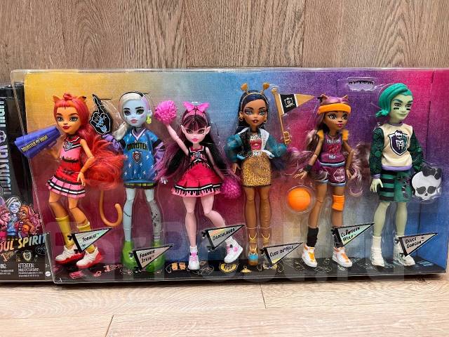 Набор кукол Monster High 6 шт коллекционный Ghoul Spirit, новый, в ...