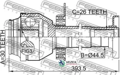 ���� VW Transporter V 2.5TDI 03- �����. ����. ���� Febest 2311T5MTRH 2311T5MTRH ����