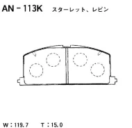������� Akebono AN-113K Akebono AN113K AN113K ����