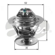 ��������� FORD: C-MAX 07-; Cougar 98-01, Courier 98-; Escort 86 Express 86-90 Gates TH12588G1 TH12588G1 ����