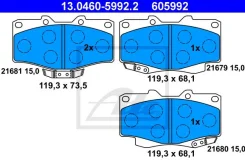 ������� Toyota LAND 13046059922 ATE 13046059922 ����