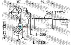 ���� Toyota Corolla Rumion NZE151/ZRE15# 2007.10-2015.12 �����. Febest 0110ZVW30 0110ZVW30 ����