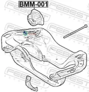 ����� ��� BMW X5 E70 2006-2013 ����. Febest BMM001 BMM001 ����