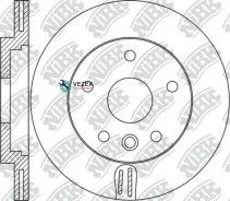 ���� ��������� LAND Rover Discovery 16-/Range Rover 12- ������ ����. D 350��. NIBK RN1731 RN1731 ����