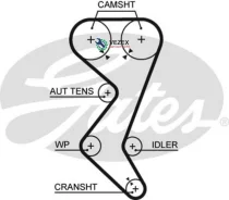 ������ ��� Citroen C4 2.0, C5 1.8-2.2 01-, C8 2.0, 2.2 02-, Xsara 1.8, 2.0 00-/ Peugeot 206 2.0 99-, 406, 407 00- 70153x1 HSN Gates 5528XS 5528XS ����