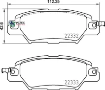 ������� ��������� Mazda CX-5 14- ������ Nisshinbo NP5051 NP5051 ����