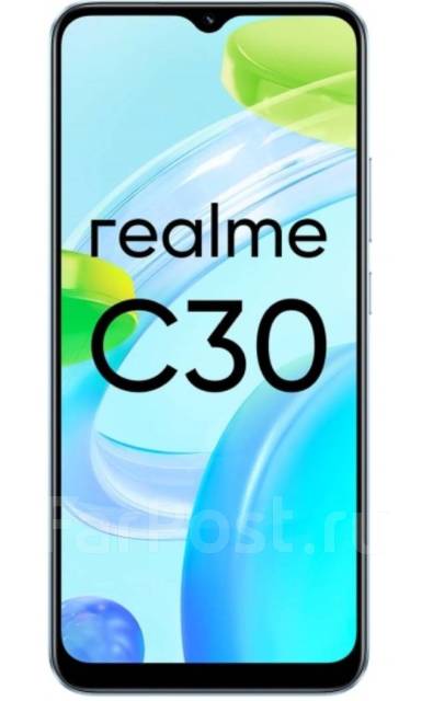 Realme c30 2/32GB, 32 гб, 6.50", моноблок, синий, 3G, 4G LTE, Dual-SIM ...