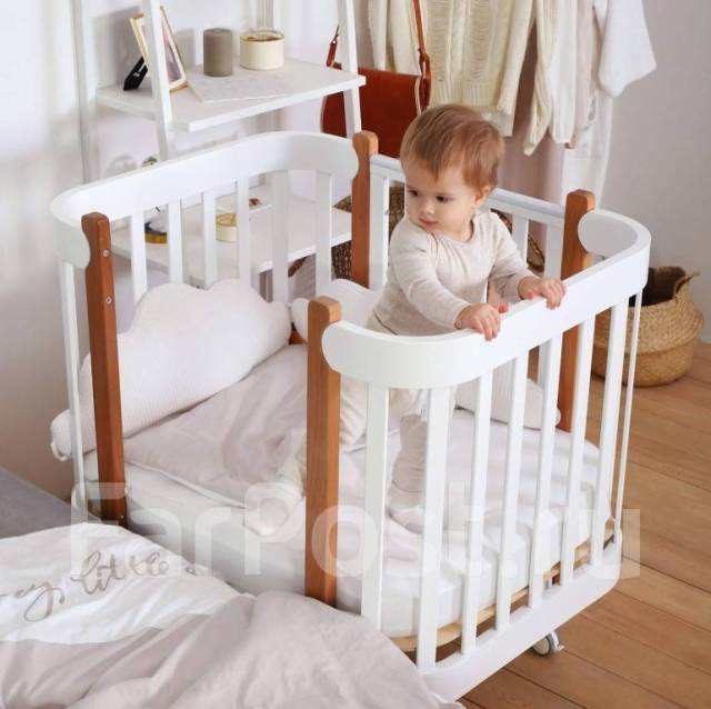Кроватка-трансформер Mommy LUX от 0 и до 7 лет (Happy Baby), новый, в ...