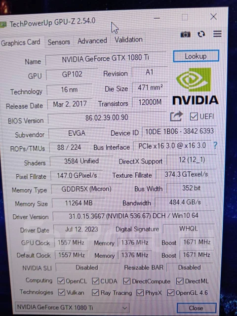GeForce GTX 1080 Ti ����