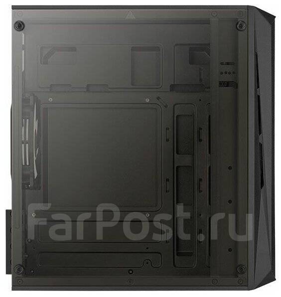 Корпус Aerocool CS-107-A-BK-v2 черный без БП mATX, новый, в наличии ...