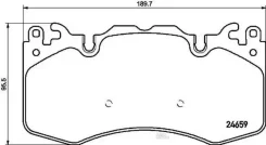 ������� ��������� FR Range Rover Sport 5,0 Brembo P44023, ������ �������� P44023 ����