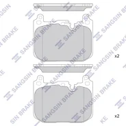 ��������� ������� SP4126A Sangsin Brake SP4126A SP4126A ����