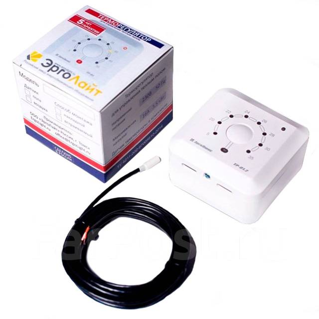 Терморегулятор накладной ТР-01.2 ВП 3,5кВт 16А IP20, новый, под заказ ...