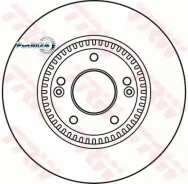 ���� ��������� Hyundai Creta/iX35/i40/KIA Sportage �������� ����. D 300��. TRW DF6108S DF6108S ����