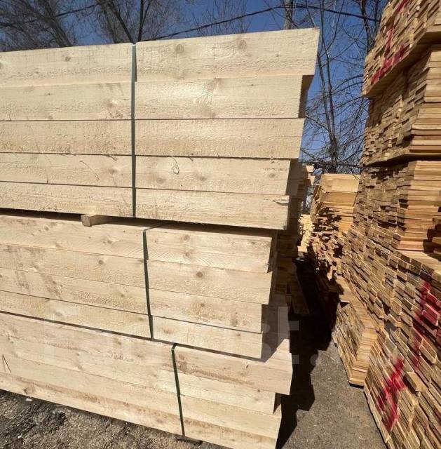Доска обрезная сосна, ель, лиственница 25х150 50х150 50х200м 4м - 6м в ...