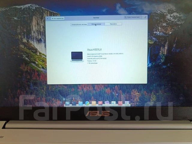 Asus K50I. 15.6", 2����, ��� 12 ��, ���� 1 000���, WiFi: 1, Bluetooth: 1, ����������� �� 2��. ����