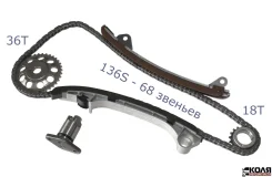 ����������� ���� ��� 136S Toyota 2ZZGE 1.8 0414-KIT (JT) 1350688600 ����
