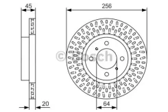 ���� ��������� Mitsubishi Colt Z25 256 � 20 H45 ������ ���� Bosch Bosch 0986479T39 0986479T39 ����