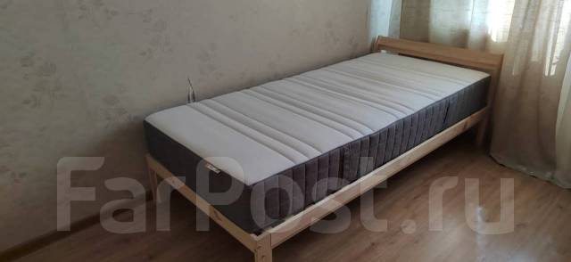 Продам кровать Икеа 90*200, односпальная, 90,0 см, 200,0 см, б/у, в ...