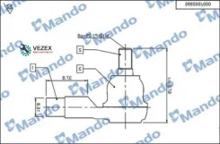 ���������� ������� ���� KIA RIO (DC) Mando DSA020509 DSA020509 ����