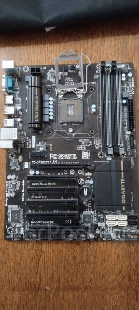 Материнка LGA1150, Gigabyte, б/у, в наличии. Цена: 350₽ во Владивостоке
