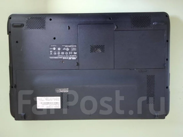 Asus K70AB. 17.3", 2,2����, ��� 4 ��, ���� 500���, WiFi: 1, Bluetooth: 1 ����