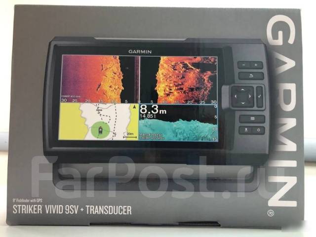 Эхолот Garmin striker 9sv датчик GT-52, новый, в наличии. Цена: 74 900 ...
