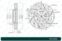 ���� ��������� ��������������� ������������� G-brake GFR-02251R ������ Gbrake GFR02251R GFR02251R ����