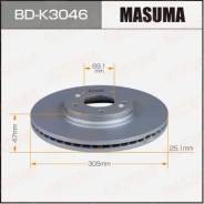   Masuma, front Hyundai Tucson III, i30 III [.2] BD-K3046,  BDK3046 