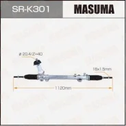 ����� ������� Masuma, Hyundai Santa FE III 12- LHD (����� ����) SR-K301 SRK301 ����