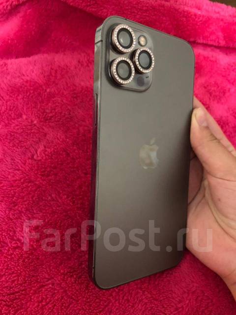 Айфон 12 PRO MAX, 128 гб, 6.70", серый, 4G LTE, б/у, в наличии. Цена ...