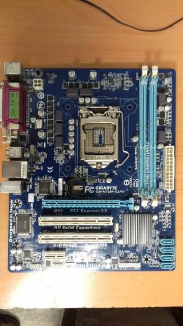 Материнская плата Gigabyte GA-H61M'-S2PV, б/у, в наличии. Цена: 3 000 ...