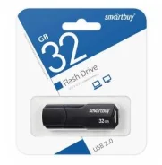 ����-���� 32GB SMARTBUY Clue USB 2.0, ������, SB32GBCLU-K 513786 ����