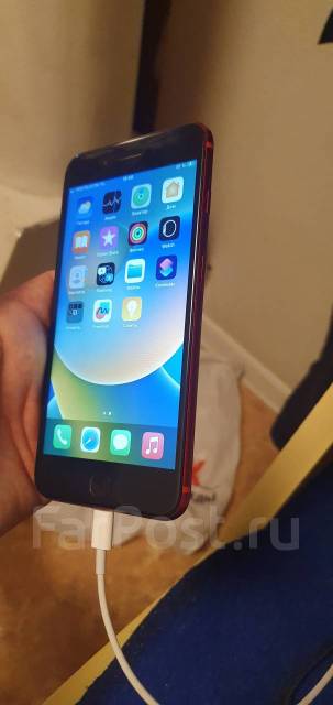Айфон 8 плюс, Apple iPhone 8 Plus, 64 гб, 5.50", моноблок, красный, 3G ...