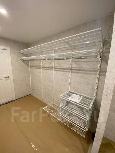 Металлическая гардеробная система Титан-GS, угловой, чёрный, 186,0 см ...