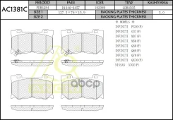 ������� Anchi AC1381C (D1282MH; �PN0389; �D1060-JL00A; �BP50389; �NKN-1062; �SP1471; �V9118N080; �D1060-1EA00) Anchi ���. AC1381C AC1381C ����