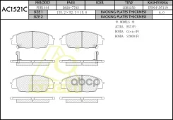 ������� Anchi AC1521C (45022-S6M-A00; �BD-3408; �45022-S2A-E10; �AN-491WK; �PN8423; �D5094; �CKHO-58; �FP0829) Anchi ���. AC1521C AC1521C ����