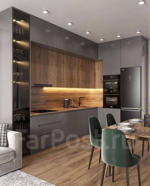 Кухни на заказ, шкафы, корпусная и встроенная мебель на заказ в Хабаровске