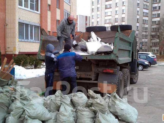 Демонтаж стен, полов, перегородок, сантехкабин, вывоз мусора в Уссурийске