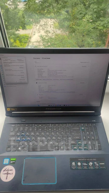 Acer Predator Helios 300. 17.3", 2,4����, ��� 8 ��, ���� 512���, WiFi: 1, Bluetooth: 1, ����������� �� 6��. ����