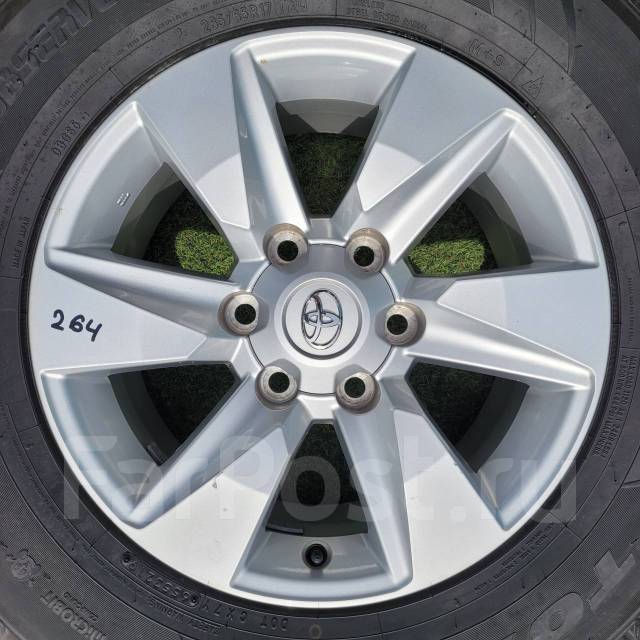 264 Оригинальные литые диски Toyota Prado 150 и др, 17", 1 шт, 6x139.7 ...