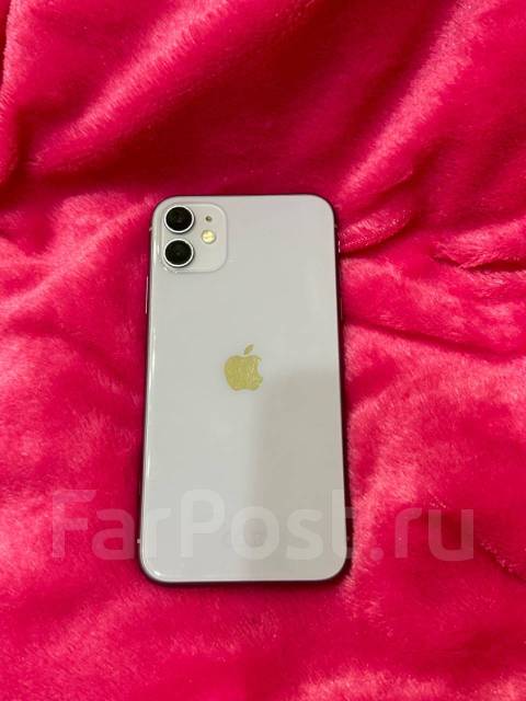 Айфон 11, Apple iPhone 11, 128 гб, 6.10", моноблок, фиолетовый, б/у, в ...