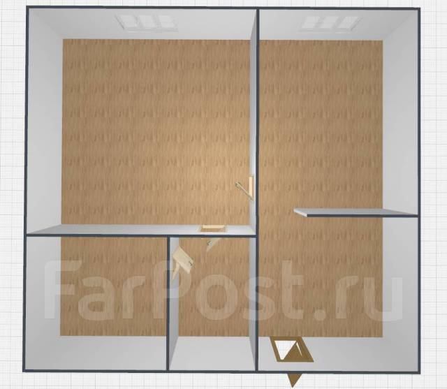 Продаётся просторная 1-к квартира в п. Дунай, ул. Морская 21, 1/5 ...