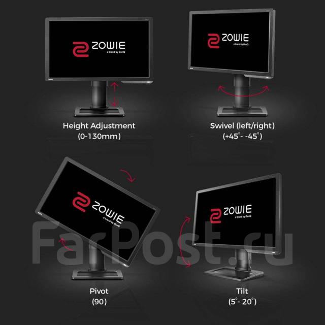 Монитор Игровой BenQ Zowie XL2411P 144hz, ЖК (LCD, LED, QLED), 24", TN ...