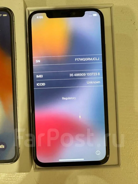 Apple iPhone X. �/�, 64 ��, �����, �����������, 3G, 4G LTE ����