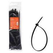 Стяжки (хомуты) кабельные 3,6*300 мм, пластиковые, черные, 100 шт. (act-n-26) AIRLINE ACTN26 фото