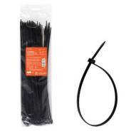 Стяжки (хомуты) кабельные 4,8*350 мм, пластиковые, черные, 100 шт. (act-n-28) AIRLINE ACTN28 фото