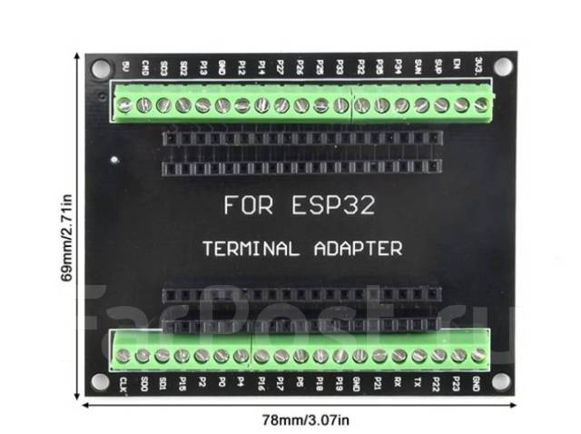 Шилд для ESP32, новый, в наличии. Цена: 250₽ во Владивостоке